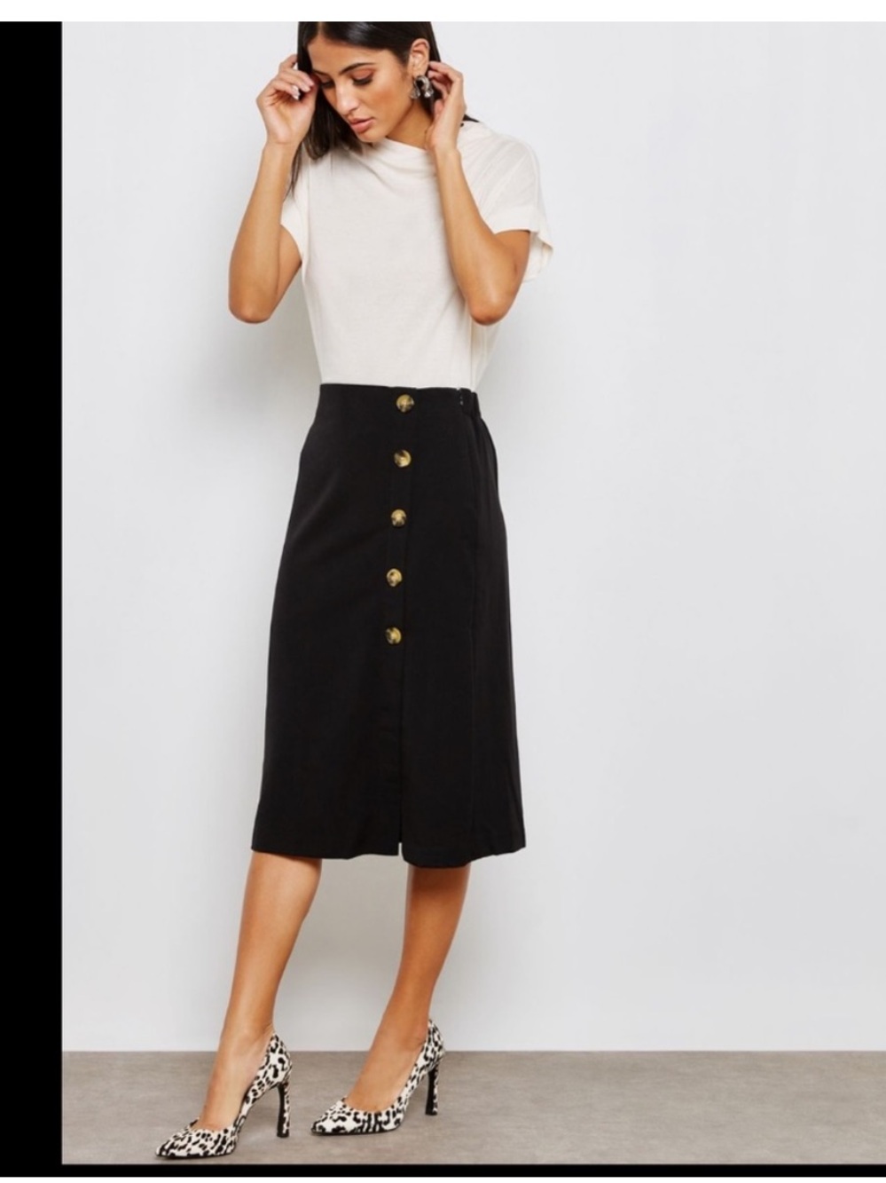 Midi skirt from mango